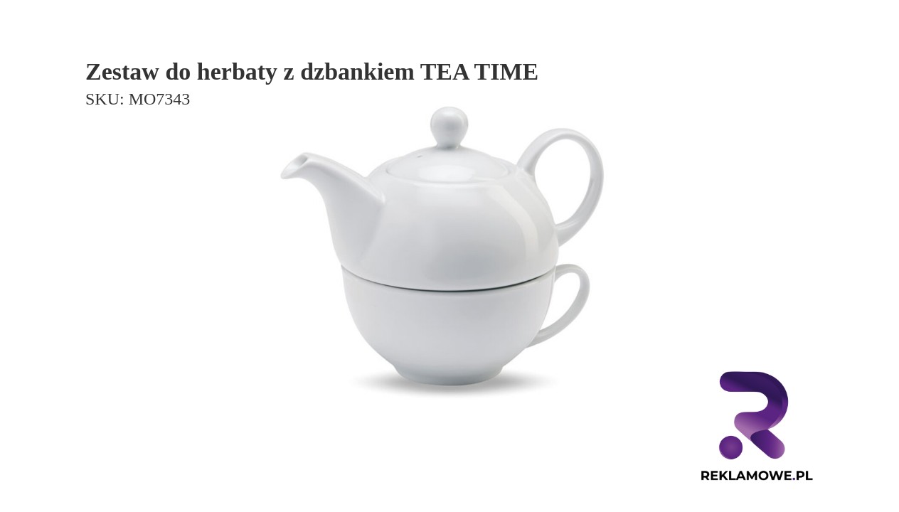 Zestaw do herbaty z dzbankiem TEA TIME Zestaw do herbaty z dzbankiem TEA TIME