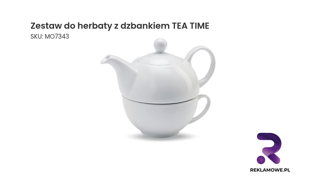 Zestaw do herbaty TEA TIME z eleganckim dzbankiem